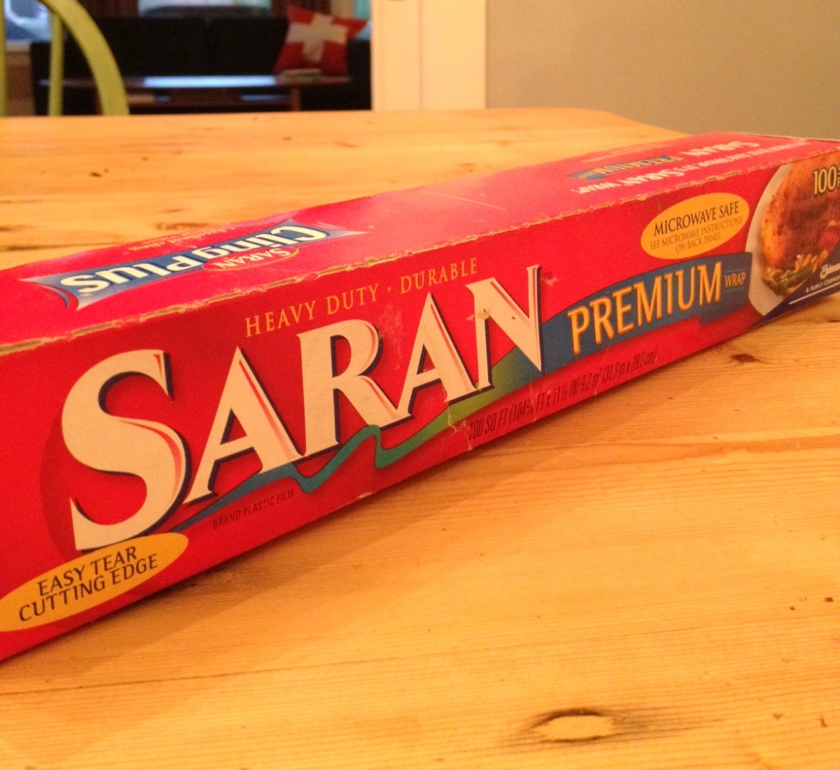 Saran Wrap Premium Heavy Duty Plastic Food Wrap